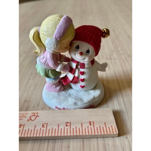 Limited-edition Precious Moments Figurine Christmas Snowman Snow Better Friend - Picture 8 of 8